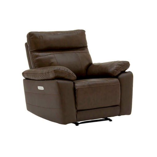 Positano Brown 1 Seater Electric Recliner