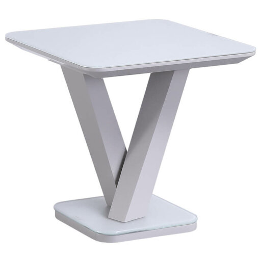 Rafael Light Grey Lamp Table