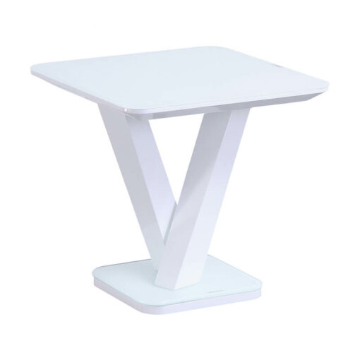 Rafael White Gloss Lamp Table