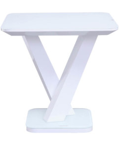 Rafael White Gloss Lamp Table