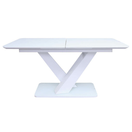 Rafael 1.6M Extending White Gloss Dining Table