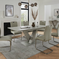 Rafael Light Grey Dining Table