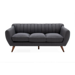 Zane Charcoal 3 Seater Sofa