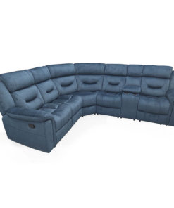 Dudley Blue Corner Sofa