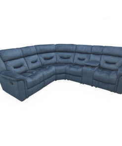 Dudley Blue Corner Sofa