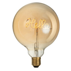 LED Bulb Hello