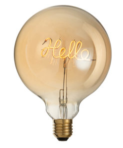 LED Bulb Hello