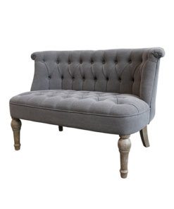 French Linen Fabric 2 Seater