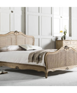 Chic Cane Weathered Bed Frame