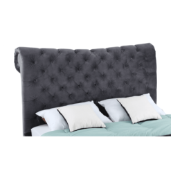 Sloane Grey Fabric Bed Frame