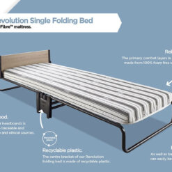 Revolution e-Fibre Single Folding Bed