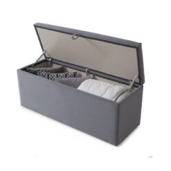 Billie Grey Blanket Box