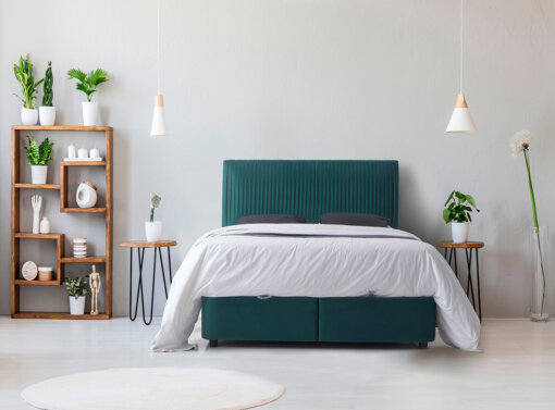 Lyla Green Storage Bed Frame