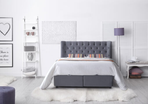 Mayfair Grey Storage Bed Frame