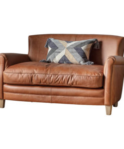 Mr. Paddington Vintage Brown Leather Sofa