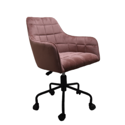 Vienna Swivel Blush Chair