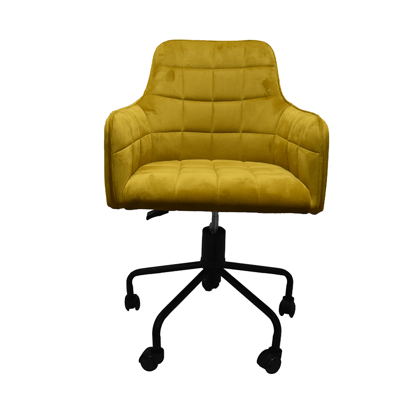 Vienna Mustard Swivel Chair