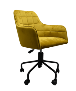 Vienna Mustard Swivel Chair