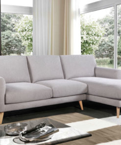 Enya Grey Corner Sofa