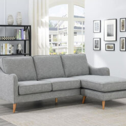 Robyn Grey Chaise Sofa