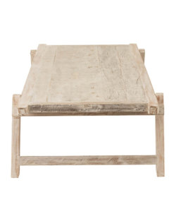 Recycled Wood White Wash Coffee Table