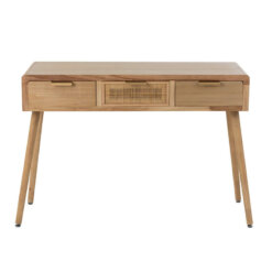 Rattan Natural 3 Drawer Console