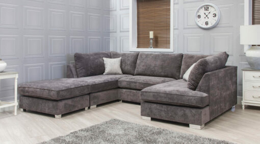 Ashton U-Shaped Fabric Sofa