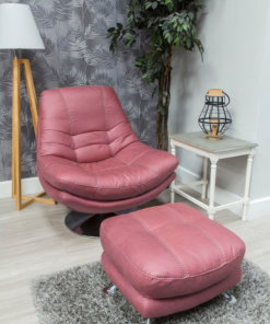 Axis Blush Pink Swivel Chair