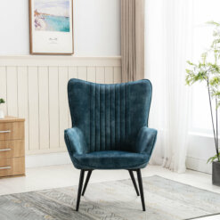 Lynn Teal Fabric Armchair
