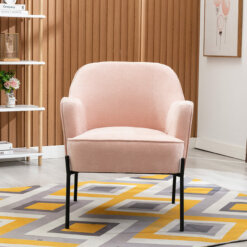 Susana Pink Fabric Armchair