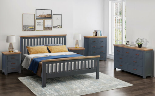 Treviso Midnight Blue Bedroom Collection