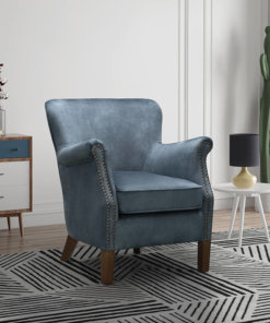 Harlow Vintage Blue Armchair