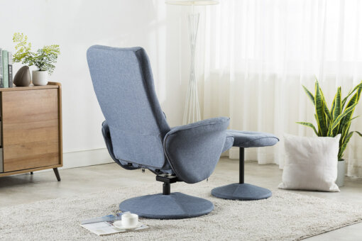 Natalia Blue Chair & Stool
