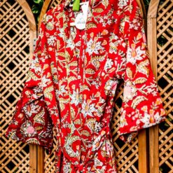 Red Flower Kimono