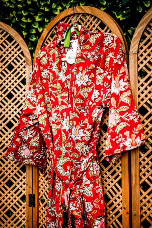 Red Flower Kimono