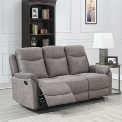 Evan Grey 3 Seater Sofa