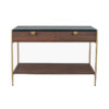 Langley Marble 2 Drawer Console Table