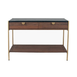 Langley Marble 2 Drawer Console Table