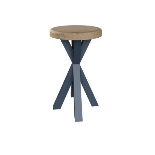 Hossegor Painted Round Side Table