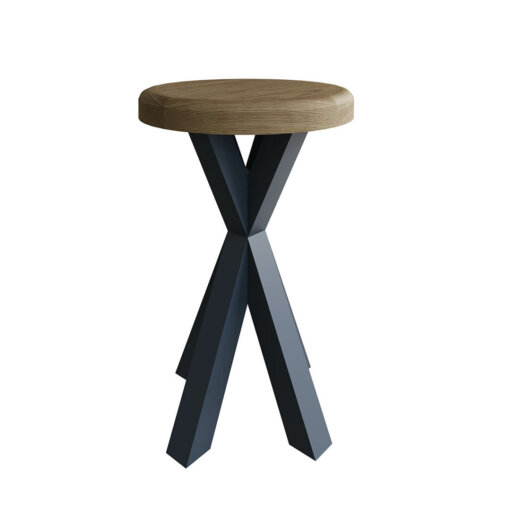 Hossegor Painted Round Side Table