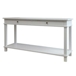 Chic Large White Service Table