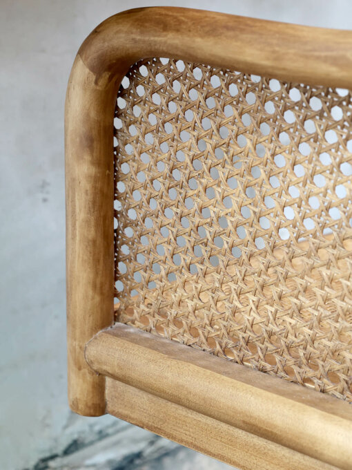 Old French Wicker Office Chair