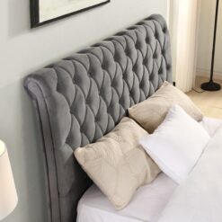Kilkenny Grey Fabric Bed Frame