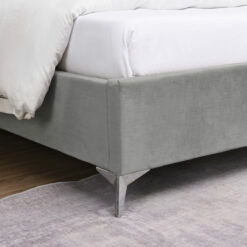 Mayo Grey Fabric Bed Frame