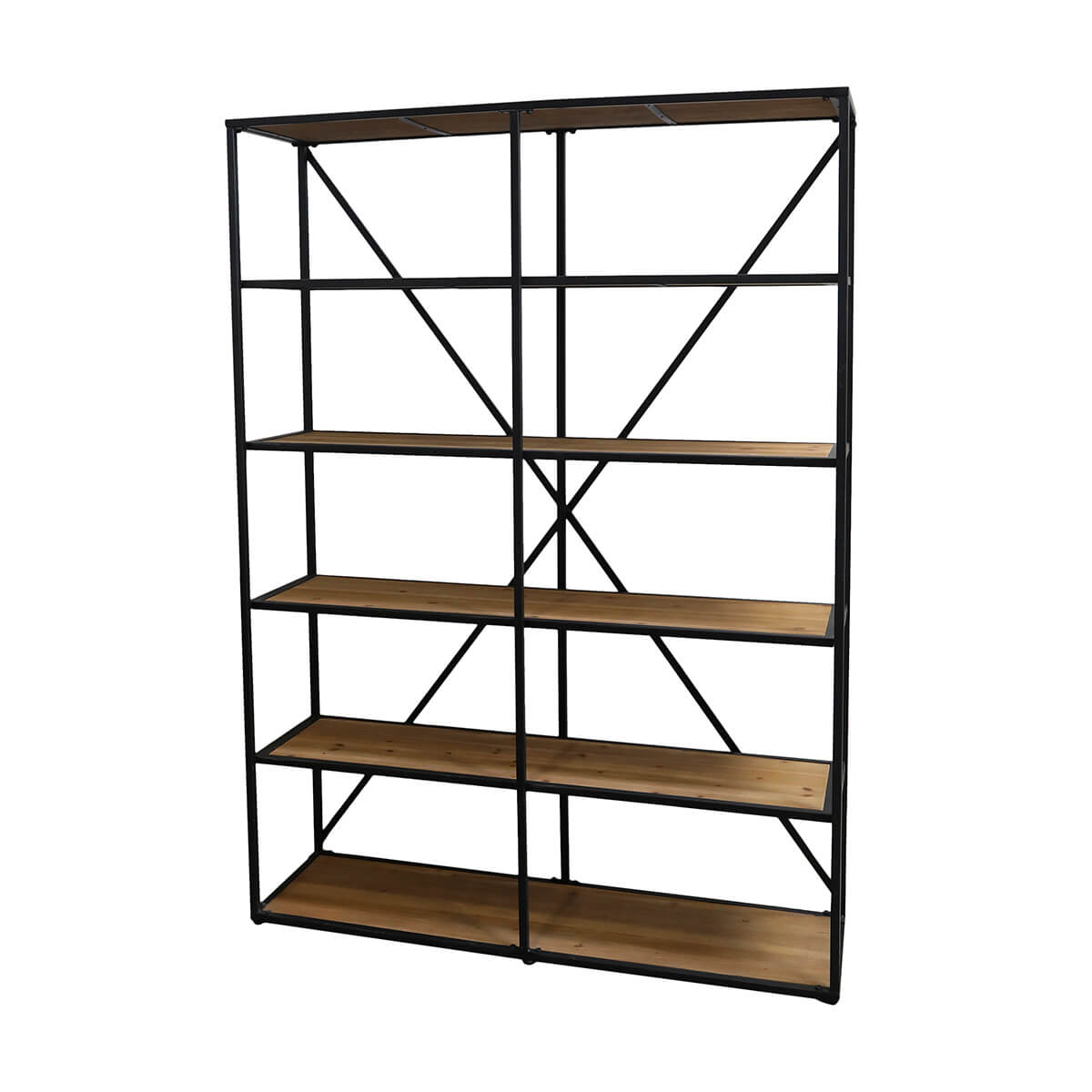 French Double Bookcase