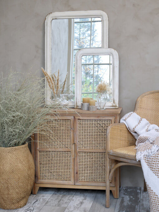 Small French Wicker Sideboard