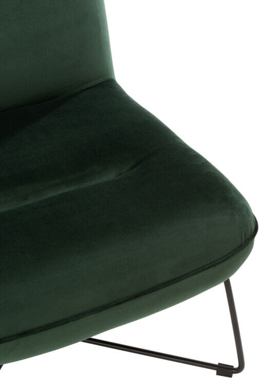 Textile Green Lounge Chair