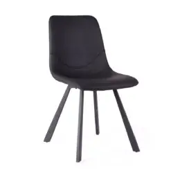 Bari Vintage Black PU Chair