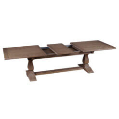 Sofia 2M Rustic Brown Extending Dining Table