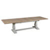 Sofia 2M Hardwick Rustic Brown Extending Dining Table